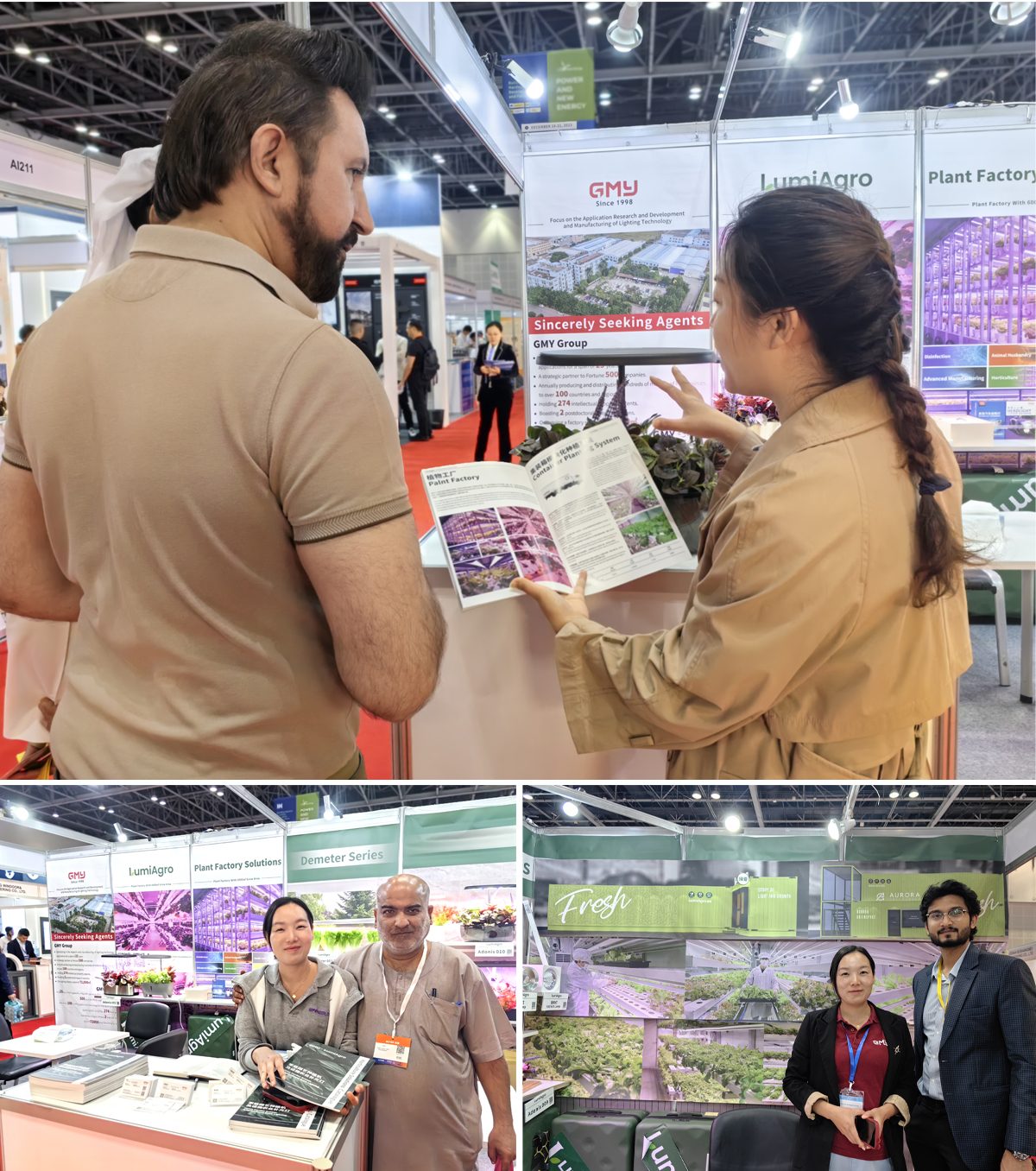 GMY in China Dubai trade fair-plant factory